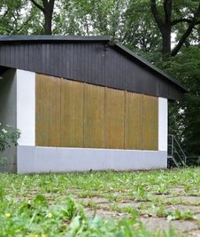 Die Bühne wird wohl auch in diesem Jahr in Wüstenbrand nicht geöffnet.