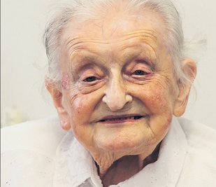 Heute 108 Jahre alt: Elisabeth Müller aus Schwarzenberg.