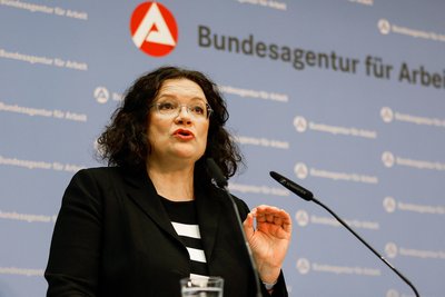 Sieht keinen Grund für Pessimismus: Andrea Nahles, Vorstandsvorsitzende der Bundesagentur für Arbeit.
