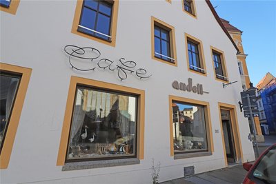 Das traditionsreiche Café Andelt am Freiberger Untermarkt.