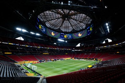 Das Mercedes-Benz Stadium in Atlanta ist voll klimatisiert. (Archivbild)