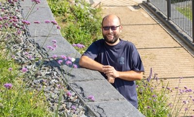 Neuorientierung im Berufsleben: Medienpädagoge André Zühlke wird künftig in Elsterberg Deutsch unterrichten. 