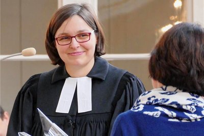 Erhielt zum Abschied viele Geschenke:  Claudia Matthes.