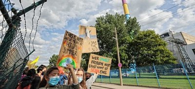 Der letzte Klimastreik fand im Herbst 2022 statt. Damals führte die Demonstration zum Kraftwerk von Eins Energie. 