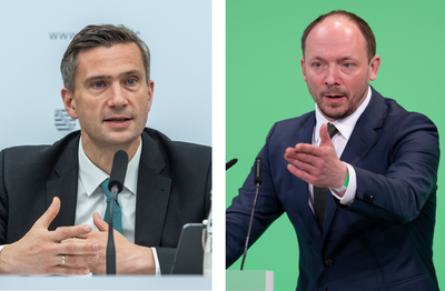 Der sächsische Wirtschaftsminister Martin Dulig und der Ostbeauftragte Marco Wanderwitz. 