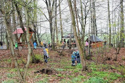 Zur Ostereiersuche im Pionierpark Beiersdorf kamen am vergangenen Samstag viele Kinder. 