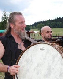 Die Gruppe Hallotri aus Wolkenstein und Großolbersdorf.