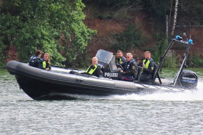 Zwei Tage lang haben Polizeischüler auf und an der Kober ein Trainingslager absolviert.
