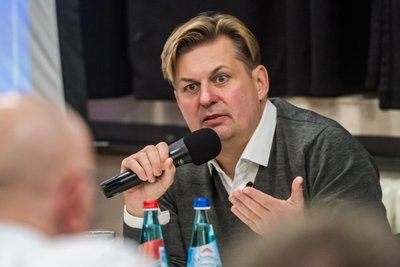 Maximilian Krah auf einer Parteiveranstaltung im November im Stollberg.