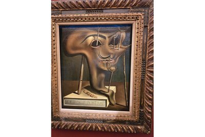 Der Meister, wie er sich in surrealistischer Art selbst sah.