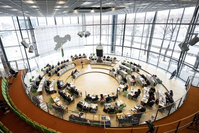 Der Sächsische Landtag.