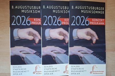 Broschüren mit dem Programm des Musiksommers sind unter anderem in der Touristinformation Augustusburg erhältlich.