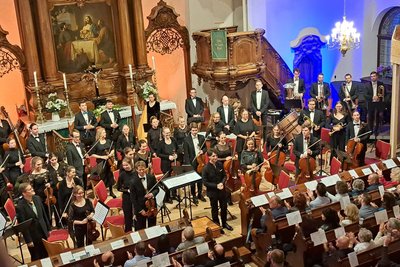 Die Junge Philharmonie Augustusburg beim Eröffnungskonzert 2024.