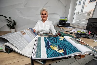 Andrea Roth führt den Plauener Malerbetrieb Thomas in dritter Generation. 