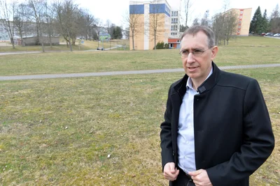 Hendrik Voigt, Geschäftsführer der Wohnungsgesellschaft Brand-Erbisdorf im Goldbachtal.