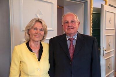 Monika Kaufer und Gottfried Posselt aus Wilthen sind vom Hotel König Albert in Bad Elster begeistert. Sie waren auch Gäste bei der Jubiläumsveranstaltung.