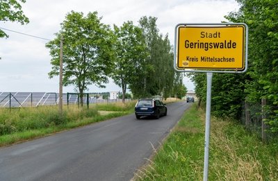 Im Gewerbegebiet Arraser Straße in Geringswalde gibt es noch rund 13 Hektar große freie Flächen. Damit gehört das Areal zu den Gewerbegebieten in Mittelsachsen, die noch viel Platz bieten.