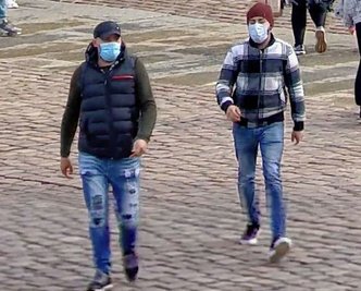 Die Polizei fragt: Wer kennt diese beiden Männer? 