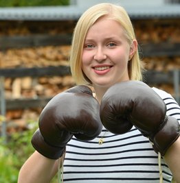 Antonia Poscher hat ein besonderes Hobby: Boxen. Nun lebt sie in Norwegen. 