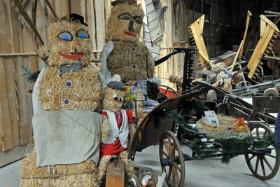 Ein kleines Museum in der Agrargenossenschaft „Bergland“ ist der Landwirtschaft im Ort gewidemt.