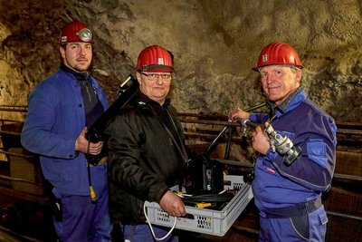 Paul Herold, Andreas Obst und Michael Schmidt (v. l.) sind nur drei von etwa 15 Vereinsmitgliedern, die kräftig mit anpacken. 