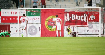 Michael Vitzthum erzielt das 1:0.