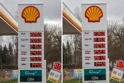Tanken ist gleich zum Start der neuen Spritpreisregel auch in Chemnitz wie hier an einer Shell-Tankstelle noch einmal deutlich teurer geworden.