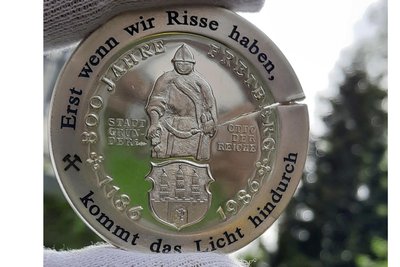Otto der Reiche auf einer Sonderprägung der Freiberger Münzfreunde.