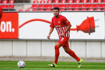 Im Derby sicher unter Strom: Davy Frick, FSV-Abwehrchef und dienstältester Zwickauer Profi. 