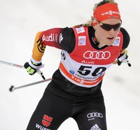 Janko Neuber - Denise Herrmann bei der vergangenen Tour de Ski in Oberstdorf.