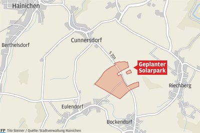 Für den Solarpark in Eulendorf sind die Flächen an der S 201 nun weiter weg von der Ortslage.