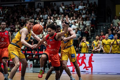 Jacob Gilyard im Spiel der Niners gegen Ludwigsburg.