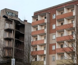 Das Notquartier in Zwickau-Pöhlau.