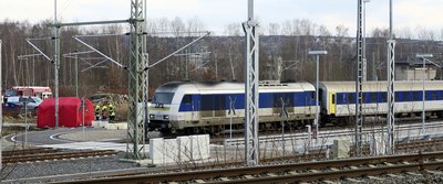 Gefahrguteinsatz bei der Mitteldeutschen Regiobahn in Chemnitz