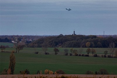 Blick in Richtung Ziegelheim in Ostthüringen.