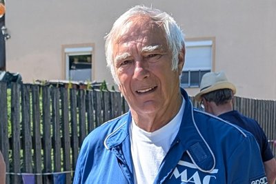 Mit 85 Jahren war Peter Ruttloff nicht nur der älteste Teilnehmer sondern fuhr auch außerhalb der Konkurrenz.