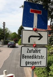 Das falsche Schild soll schnell ausgetauscht werden.