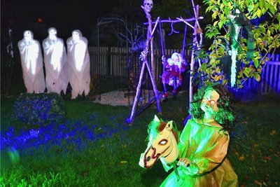 Diese Figur in Altmittweida verfügt über einen Bewegungssensor. 
