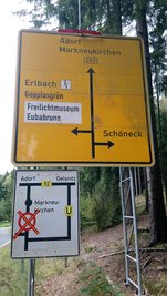  Zwischen dem Markneukirchner Ortsteil Wohlhausen und der Gopplasgrüner Höhe wird die Straße gesperrt.
