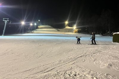Der Skilift in Crottendorf.