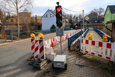 Sie geht ins fünfte Jahr, die Sperrung der Fußgängerbrücke in Schwarzenberg-Wildenau.