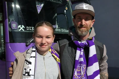 Enrico Mey und Tochter Livia. Er hätte nichts dagegen, wenn Helge Leonhardt wieder das Ruder übernimmt.