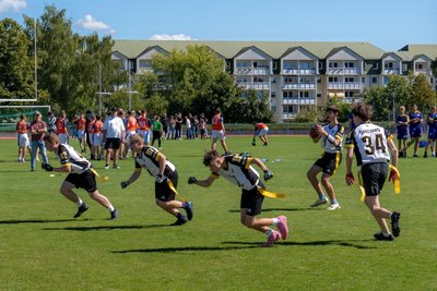 Die U16 der Freiberg Specters kämpfen um die Mitteldeutsche Meisterschaft in der Football-Variante, die bei Olympia 2028 in Los Angeles ihre Premiere feiert.