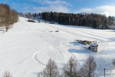 Der Skihang in Herold.