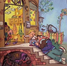 Wer muss hier in den Kindergarten? Szene aus "Papa macht alles falsch". 