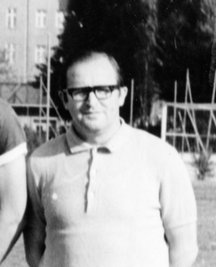 Der damalige Cheftrainer von Wismut Aue, Gerhard Hofmann. Das Bild stammt von 1970/71.