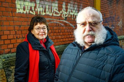 Helfen Opfern von Straftaten: Gudrun Hohlfeld und Matthias Büschel. Ihr Verein, der Weiße Ring, sucht sachsenweit ehrenamtliche Mitarbeiter.