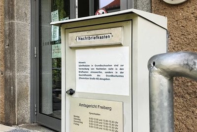 Das Amtsgericht Freiberg ist derzeit in der Heinrich-Heine-Straße untergebracht.