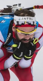 Michael Rösch konzentriert in der Abfahrt. Die Oberhofer Strecken haben es in sich.