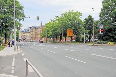 Am Mittwoch wird ab 20 Uhr die B 173 zwischen Platz der Oktoberopfer und Jakobikirche gesperrt.